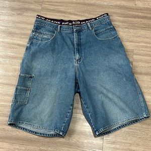 Vintage 90s Paco Denim Shorts with stretch waistband